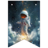 遊び心あふれる宇宙飛行士のバンティングフラッグ バンティングフラッグ (第2の旗)