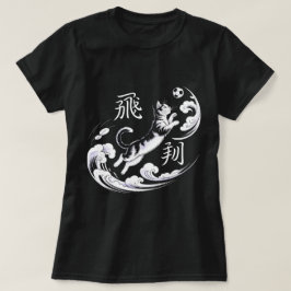 遊び心あふれる日本風サッカー猫Tシャツ - 最高のギフト Tシャツ