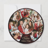 遊び心あふれる映画のようなマルチ写真コラージュクリスマス シーズンカード (正面)