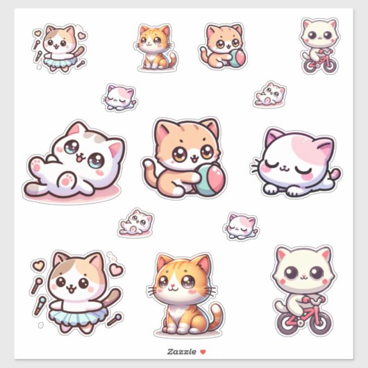 遊び心あふれる肉球と夢見心地のスヌーズステッカーシート シール (シート)