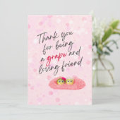 遊び心あふれる葡萄キュートな駒 友情 バレンタイン ボケ シーズンカード (スタンド正面)