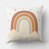遊び心あふれる虹の雲のクッション クッション (裏面)