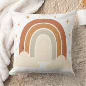 遊び心あふれる虹の雲のクッション クッション (ブランケット)