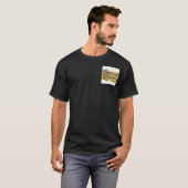 遊び心あふれる農場ライフ: かわいい牛とニワトリのデザイン Tシャツ (正面フル)