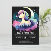遊び心あふれる馬の誕生日 招待状 (スタンド正面)