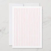 遊び心あふれる ワタシの1歳の誕生日パーティー 招待状 (裏面)