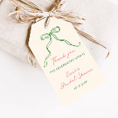 遊び心あるユニークなブライダルシャワー ギフトタグ