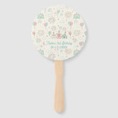 遊び心たっぷり スウィートな3歳誕生日 ハンドファン (裏面)