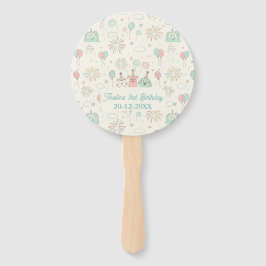 遊び心たっぷり スウィートな3歳誕生日 ハンドファン