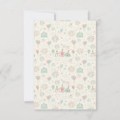 遊び心たっぷり！3歳の誕生日におすすめの招待状 サンキューカード (裏面)