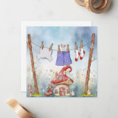 遊び心のあるねずみたち ノートカード (正面/裏面インサイチュ)