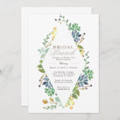 遊び心のあるウェディング ブランunch | 招待状 (正面/裏面)