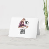 遊び心のあるウサギとバレンタインパートナー シーズンカード (裏面)