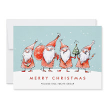 遊び心のあるサンタクロースのノーム クリスマス コーポレート