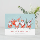 遊び心のあるサンタクロースのノーム クリスマス コーポレート (スタンド正面)