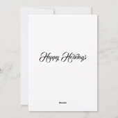 遊び心のあるタキシードキットン ホリーベリー フレーム シーズンカード (裏面)