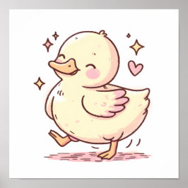 遊び心のあるダックポスター ポスター