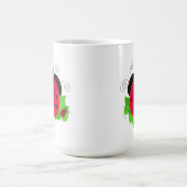 遊び心のあるテントウムシ コーヒーマグカップ (中央)