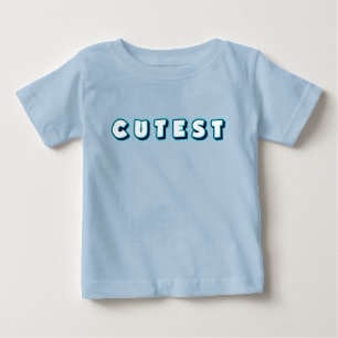 遊び心のあるネオンタイポグラフィ ベビーTシャツ