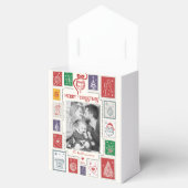 遊び心のあるノスタルジアレトロスタンプクリスマス写真 フェイバーボックス (オープン)
