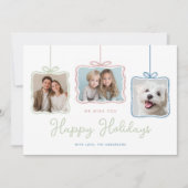 遊び心のあるパステルギフトボックスの写真 シーズンカード (正面)