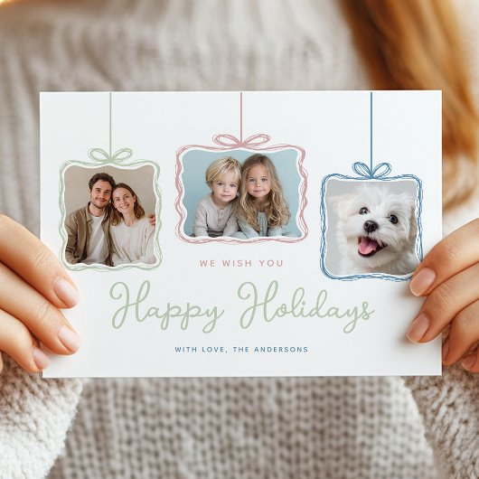 遊び心のあるパステルギフトボックスの写真 シーズンカード