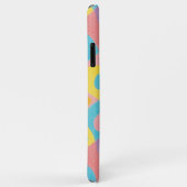 遊び心のあるファンキーな不定形の形状クレヨンアートパターン Case-Mate iPhoneケース (裏面/右)