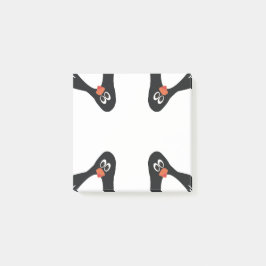遊び心のあるペンギンがコーナーのメモに登場 ポストイット