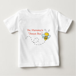 遊び心のあるマルハナバチの甘い蜂 ベビーTシャツ