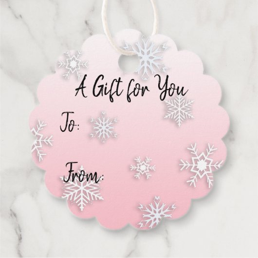 遊び心のある水彩画のフクロウのクリスマスギフトタグ フェイバータグ (裏面)