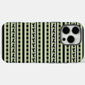 遊び心のある犬のストライプ柄 Case-Mate iPhoneケース (裏面 (横))