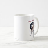 遊び心のある犬のマグカップ コーヒーマグカップ (正面右)
