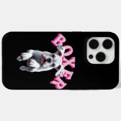 遊び心のある白いボクサードッグ Case-Mate iPhoneケース (裏面 (横))