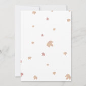 遊び心のある秋の集まり招待状 招待状 (裏面)