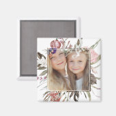 遊び心のある花束の写真 マグネット (正面/裏面)