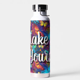 遊び心のある蝶の夢の美学ウォーターボトル ウォーターボトル