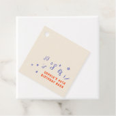 遊び心のある音楽ノートイラスト 40歳の誕生日 フェイバータグ (インサイチュ)