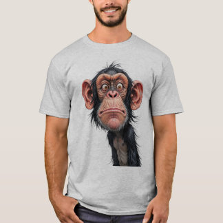 遊び心のある類人猿 Tシャツ