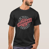 遊び心のある黒のTシャツ Tシャツ (正面)