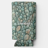 遊び心の雨滴モノグラム スリム缶クーラー (裏面)