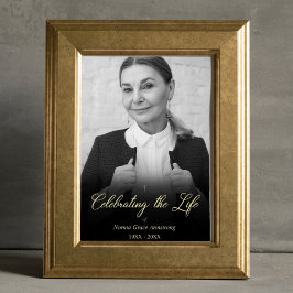 遊び心溢れる 命の祝い写真葬儀 ポスター