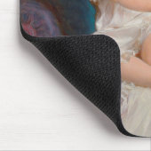 遊び時間：女遊の子とペットの子猫 マウスパッド (コーナー)