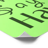 遊び部屋のルール ポスター (角)