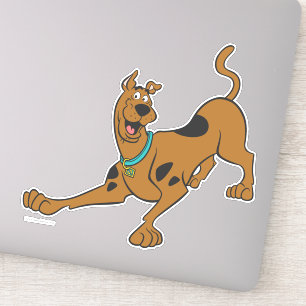 遊ぶこと準備ができたScooby-Doo シール