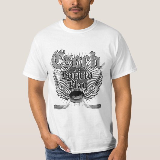 遊ぶために生まれて下さい(チェコ) Tシャツ (正面)