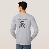 遊ぶべき水球の…挑戦 Tシャツ (裏面フル)