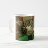 遊ぶ子猫 コーヒーマグカップ (正面左)