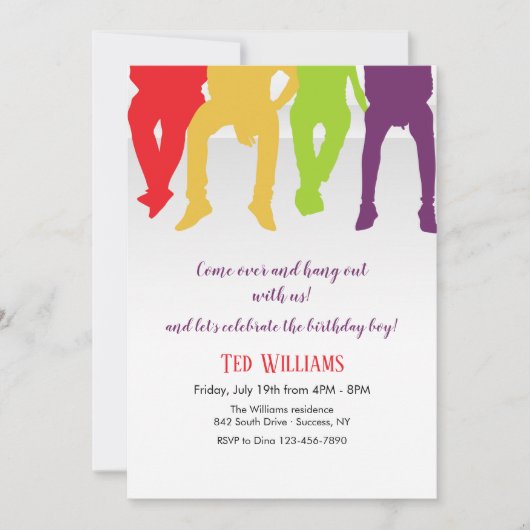 遊ぼうよ 招待状 (正面)