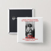 遊んでばかりいる。政治抗議ボタン 缶バッジ (正面&裏面)