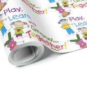 遊んで学んで成長しよう ラッピングペーパー (ロールコーナー)